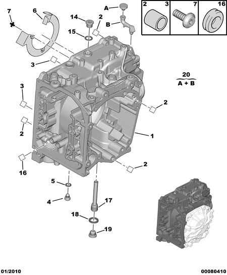 Original Imperium 2219 22 - Gearbox housing and fixing: 01 pcs. autospares.lv