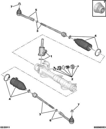 PEUGEOT 3817.76 - Tie Rod End autospares.lv