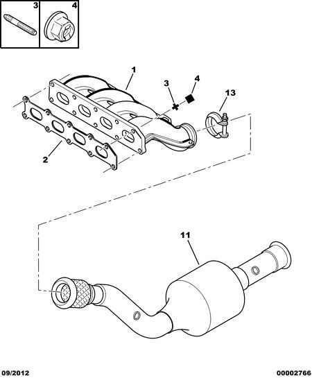 PEUGEOT 1731-X3 - Catalytic Converter autospares.lv