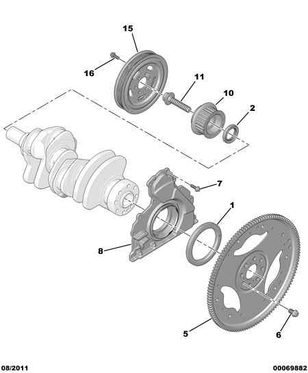 PEUGEOT 0326.28 - Crankshaft pulley: 01 pcs. autospares.lv