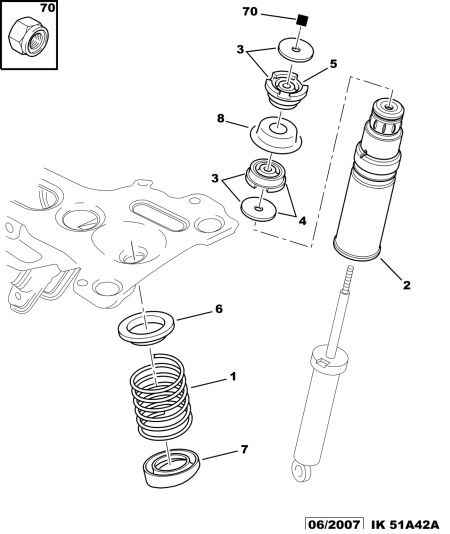 PEUGEOT (DF-PSA) 5102.E3 - Susp crossmembr torsion bar recess door: 02 pcs. autospares.lv