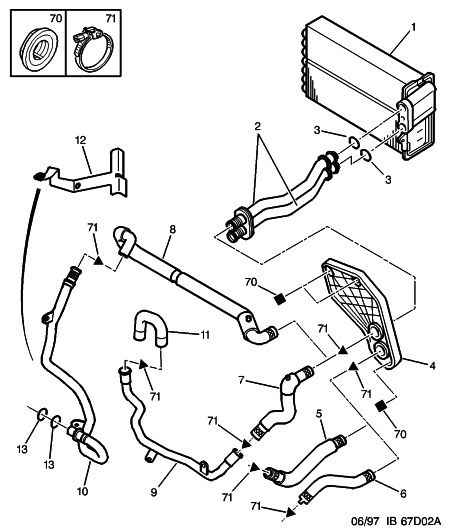 CITROËN/PEUGEOT 6448 74 - Heater and water hoses: 01 pcs. autospares.lv