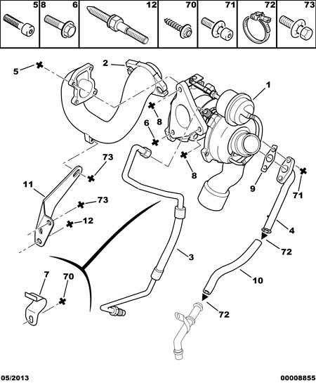 CITROËN/PEUGEOT 037592* - Turbo charger oil return hose: 01 pcs. autospares.lv