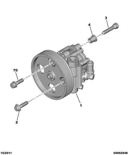 CITROËN/PEUGEOT 4007 AC - Power steering pump: 01 pcs. autospares.lv