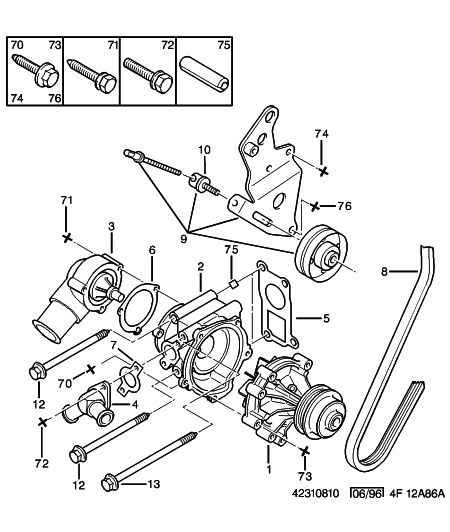 PEUGEOT 1201.A5 - Water pump gasket water outl tank: 01 pcs. autospares.lv