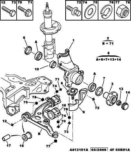 PEUGEOT 3640.32 - Front pivots and hubs-hub bearing: 02 pcs. autospares.lv