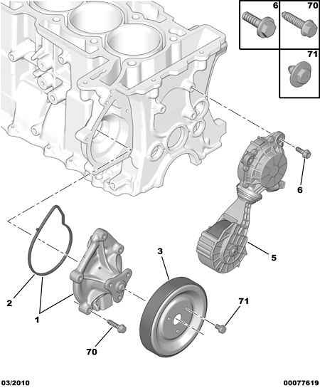 Opel 1204 55 - Belt Tensioner, v-ribbed belt autospares.lv