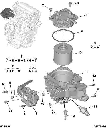 PEUGEOT 1906 A7 - Fuel filter autospares.lv