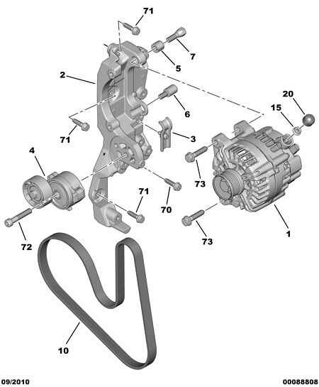 CITROËN/PEUGEOT 5750.ZG - V-Ribbed Belt autospares.lv