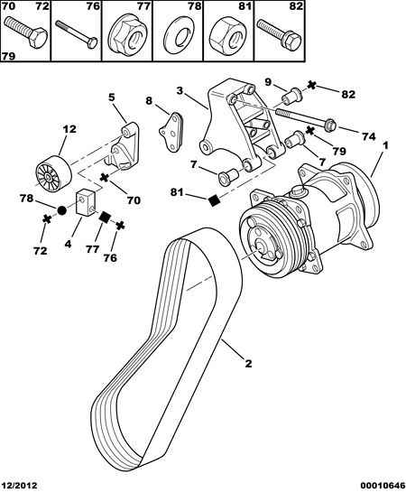 PEUGEOT (DF-PSA) 6453 TZ - Air conditioned compressor detail: 01 pcs. autospares.lv