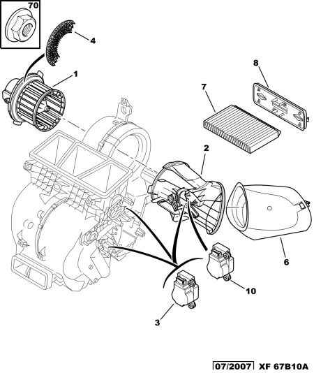 DS 6447 KL - Air puller-air entry-module-reducer: 01 pcs. autospares.lv