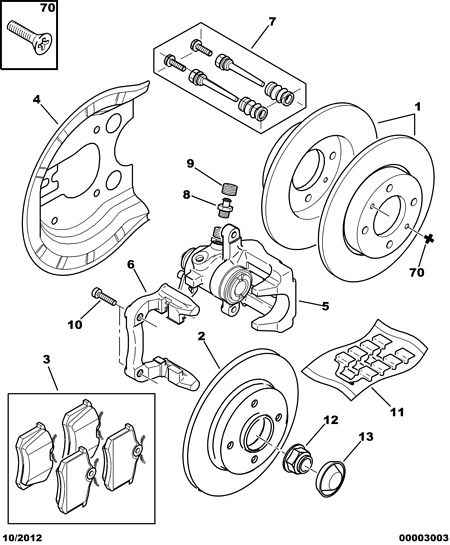 PEUGEOT (DF-PSA) 4249 52 - Rear brake disc caliper friction pad: 01 pcs. autospares.lv