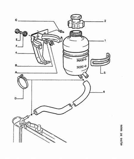 RENAULT 1307.93 - Water circulation hose: 01 pcs. autospares.lv