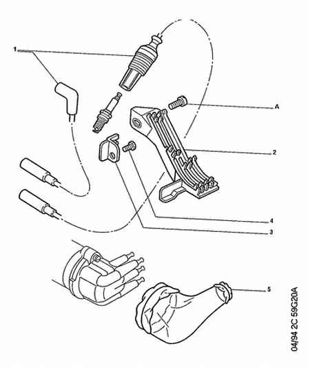 PEUGEOT 5967.K6 - Ignition wiring harness: 01 pcs. autospares.lv