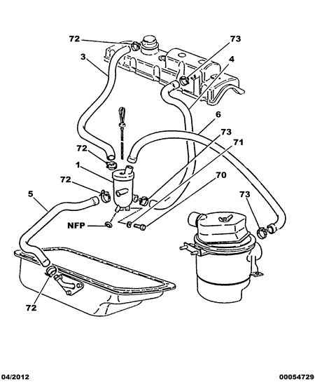 4SEASONS 1180 28 - Oil vapor and gas piping: 01 pcs. autospares.lv