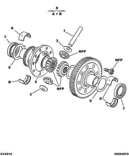 BorgWarner 3108 18 - Front differential: 01 pcs. autospares.lv