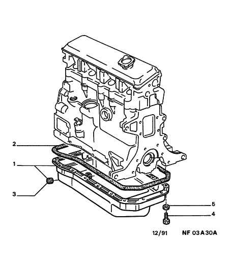 PEUGEOT 6917 92 - Oil sump: 18 pcs. autospares.lv