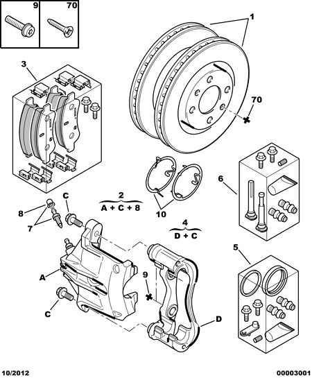 CITROËN (DF-PSA) 4252.59 - Front brakes disc caliper friction pad: 01 pcs. autospares.lv