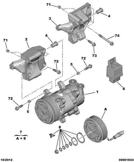 OM 6453 CN - Air conditioned compressor detail: 01 pcs. autospares.lv