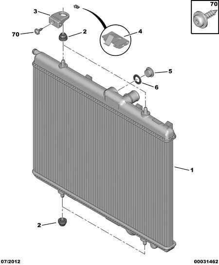 CITROËN 1330.H6 - Cooling radiator: 01 pcs. autospares.lv
