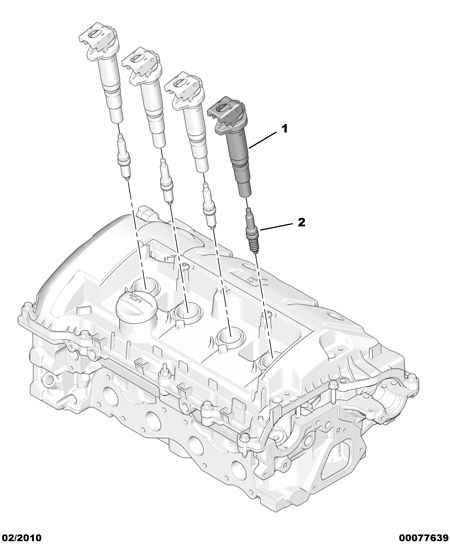 DS 5960 L7 - Engin spark plug ignit electr modul coil: 04 pcs. autospares.lv