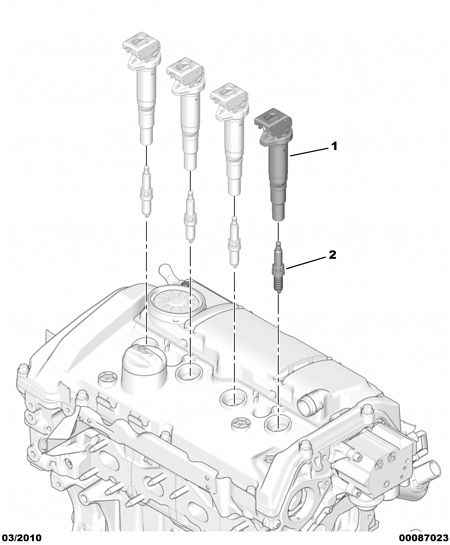 DS 5960 L5 - Engin spark plug ignit electr modul coil: 04 pcs. autospares.lv