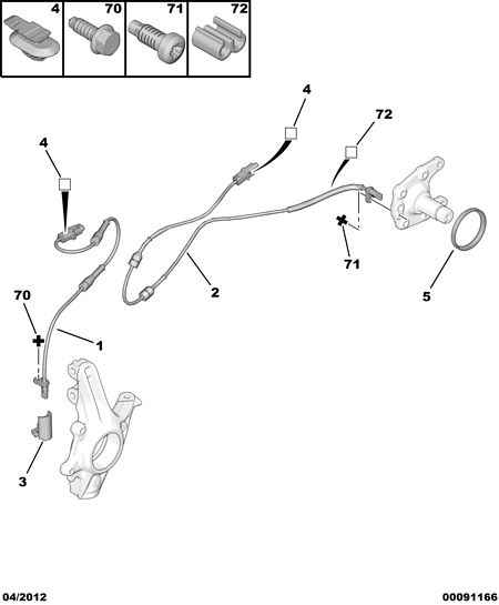 PEUGEOT 4545.J9 - Speed sensor: 02 pcs. autospares.lv