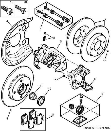 PEUGEOT 4253 98 - Brake Pad Set, disc brake autospares.lv