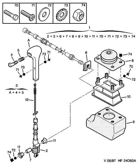 HOLGER CRISTIANSEN 2408 44 - Automatic gearbox control cable: 01 pcs. autospares.lv