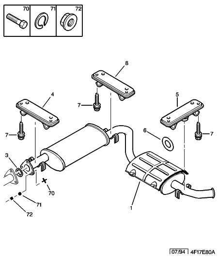 CITROËN 1755 60 - Intermediate and rear exhaust: 06 pcs. autospares.lv