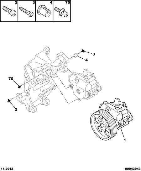 Alfarome/Fiat/Lanci 4007 X9 - Power steering pump: 01 pcs. autospares.lv