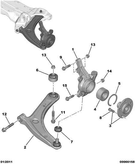 CITROËN 3326 74 - Wheel hub, bearing Kit autospares.lv