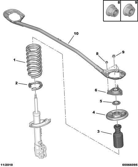 Jeep 5038 F8 - Front spring front torsion bar: 02 pcs. autospares.lv