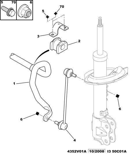 Mitsubishi 5087 58 - Front anti roll bar: 02 pcs. autospares.lv