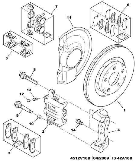CITROËN 4254-30 - Front brakes disc caliper friction pad: 01 pcs. autospares.lv