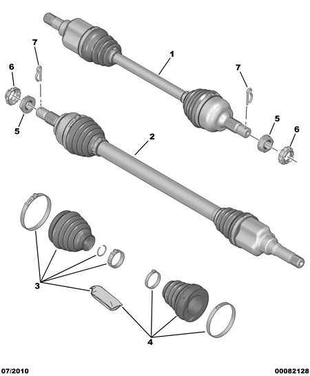 OM 3272 LA - Driveshaft: 01 pcs. autospares.lv