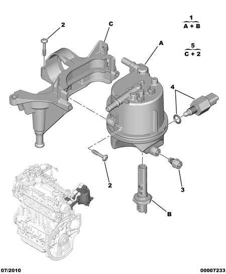 DS 1901 84 - Strainer filter priming pump: 01 pcs. autospares.lv