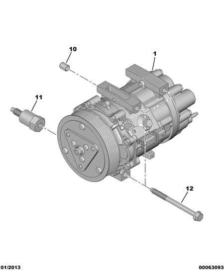 FIAT 6487 44 - Air conditioned compressor detail: 01 pcs. autospares.lv