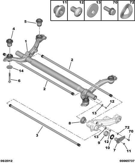 PEUGEOT 5174.08 - Susp crossmembr torsion bar recess door: 01 pcs. autospares.lv