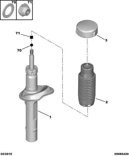 CITROËN/PEUGEOT 5202.NC - Shock absorbers: 01 pcs. autospares.lv