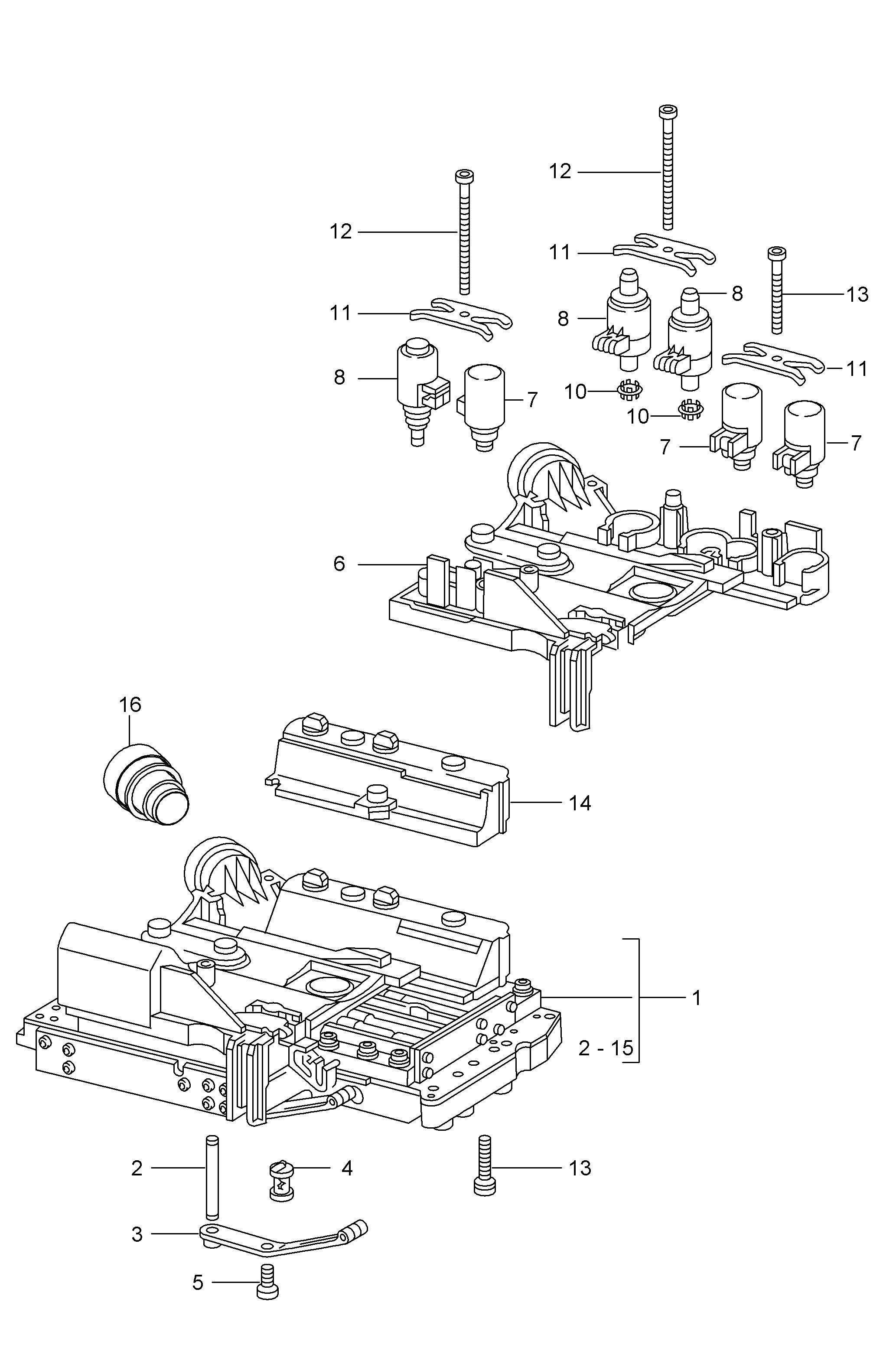 Porsche 140 270 04 98 - Tiptronic switch unit solenoid valve pressure regulator: 2 pcs. autospares.lv