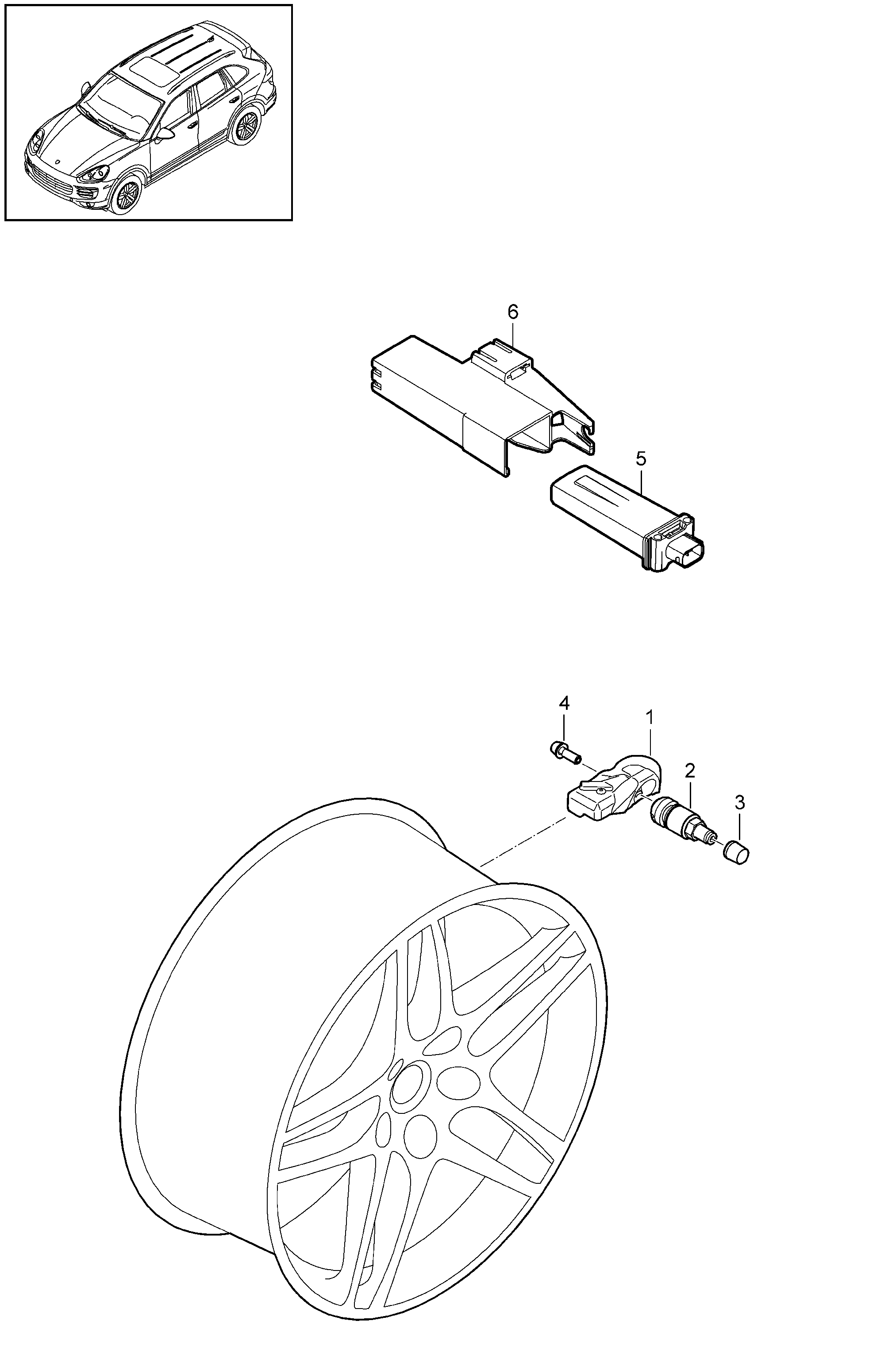 MCLAREN 5Q0907275 - Tyre pressure sensor autospares.lv