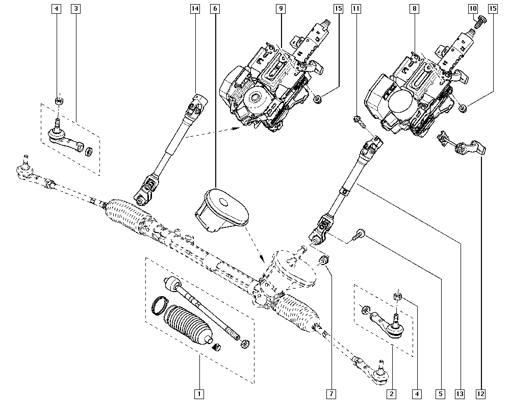 PAL 7701 475 842 - Steering autospares.lv