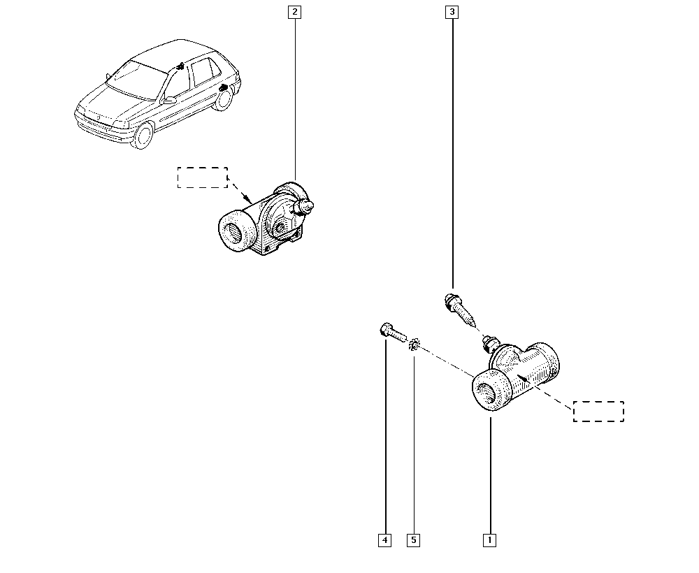 RENAULT TRUCKS 77 01 039 395 - Wheel Brake Cylinder autospares.lv