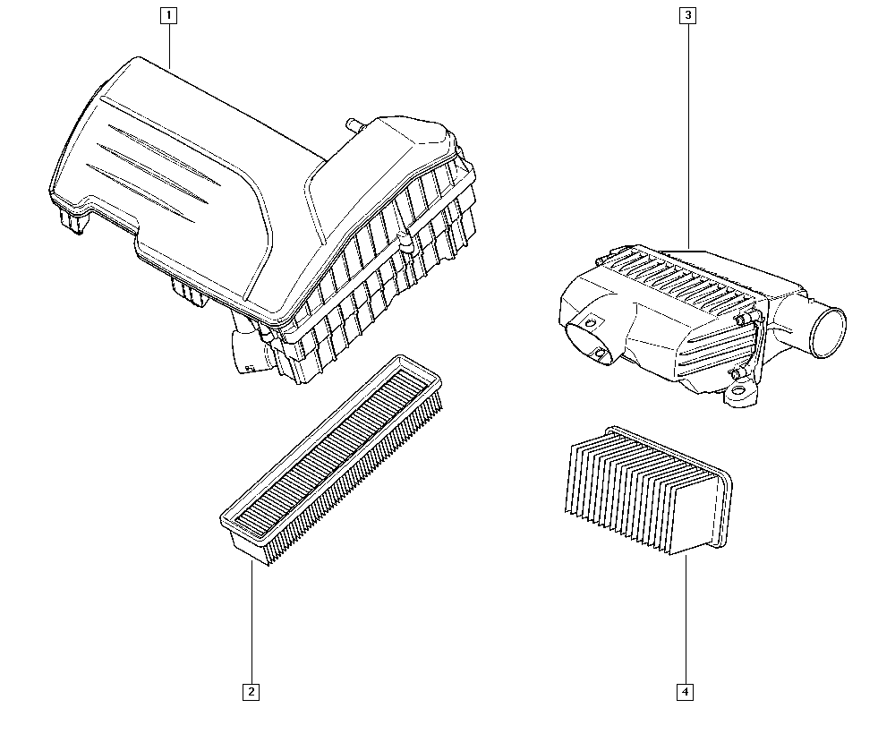 NISSAN 16546-1599R - Air filter autospares.lv