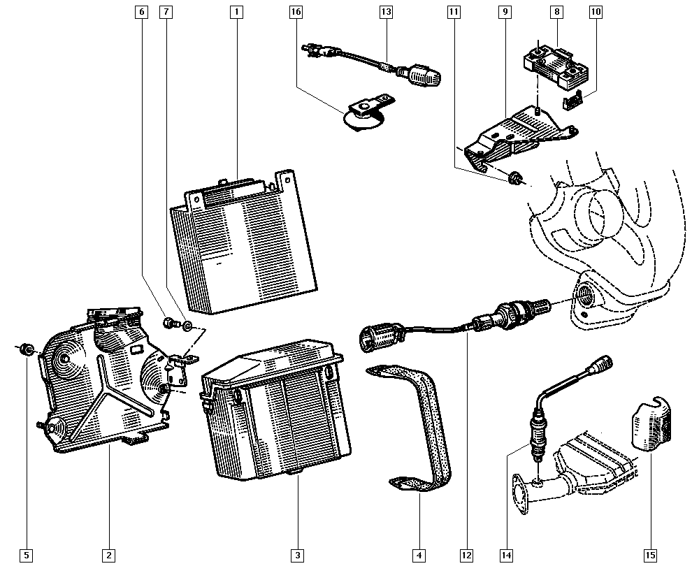 Chrysler 89 33 002 455 - Lambda Sensor autospares.lv