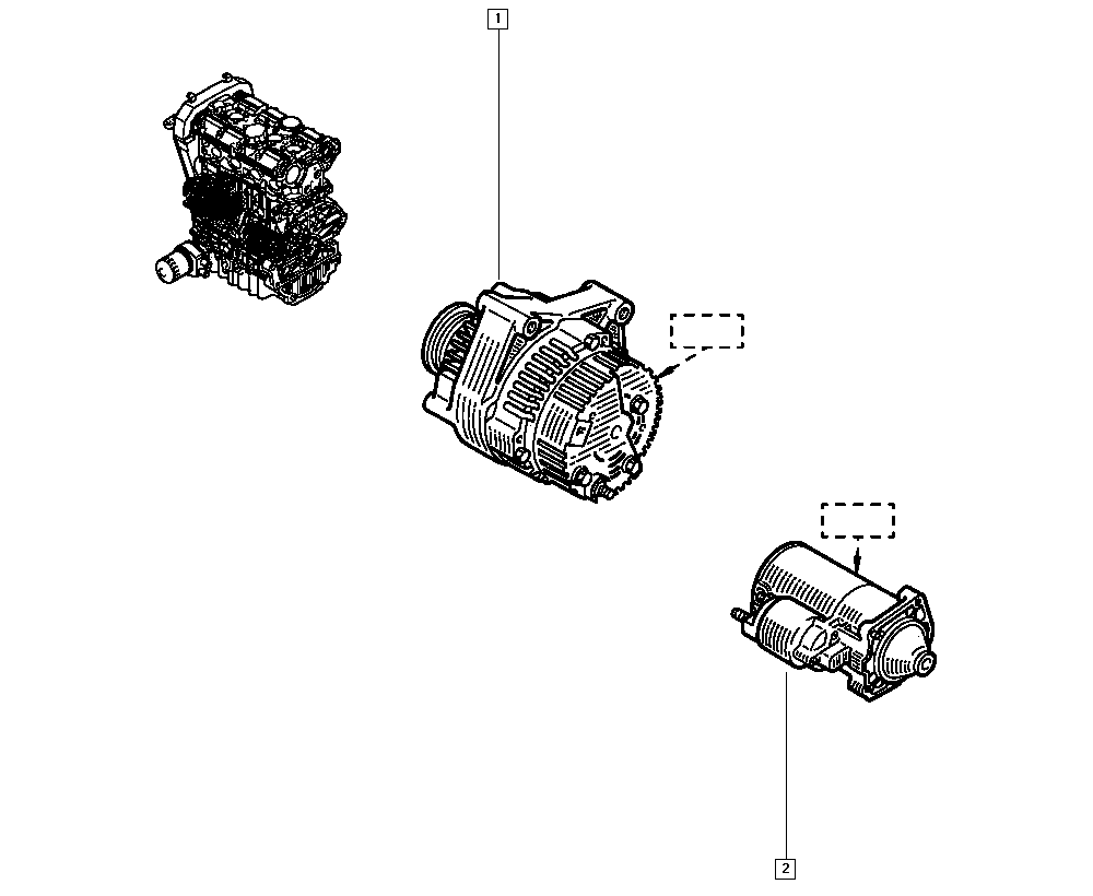 Saviem 7700114428 - Alternator - starter motor autospares.lv