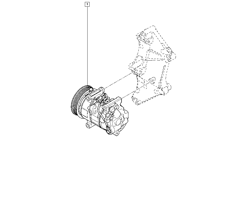 DACIA 8200939386 - Air conditioning pump autospares.lv