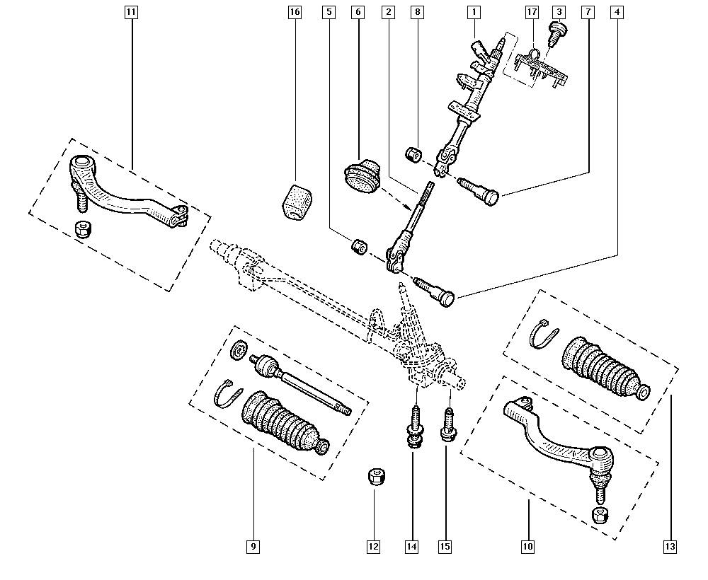 NISSAN 77014-70363 - Steering autospares.lv