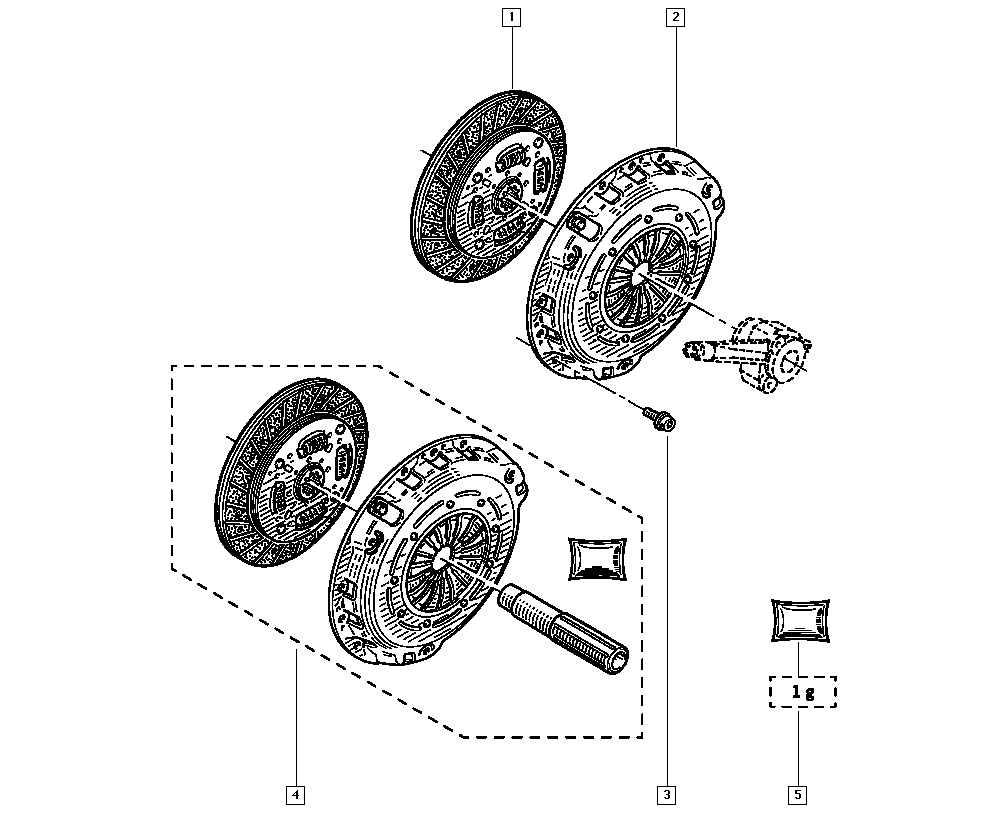 RENAULT 82 01 516 550 - Clutch autospares.lv